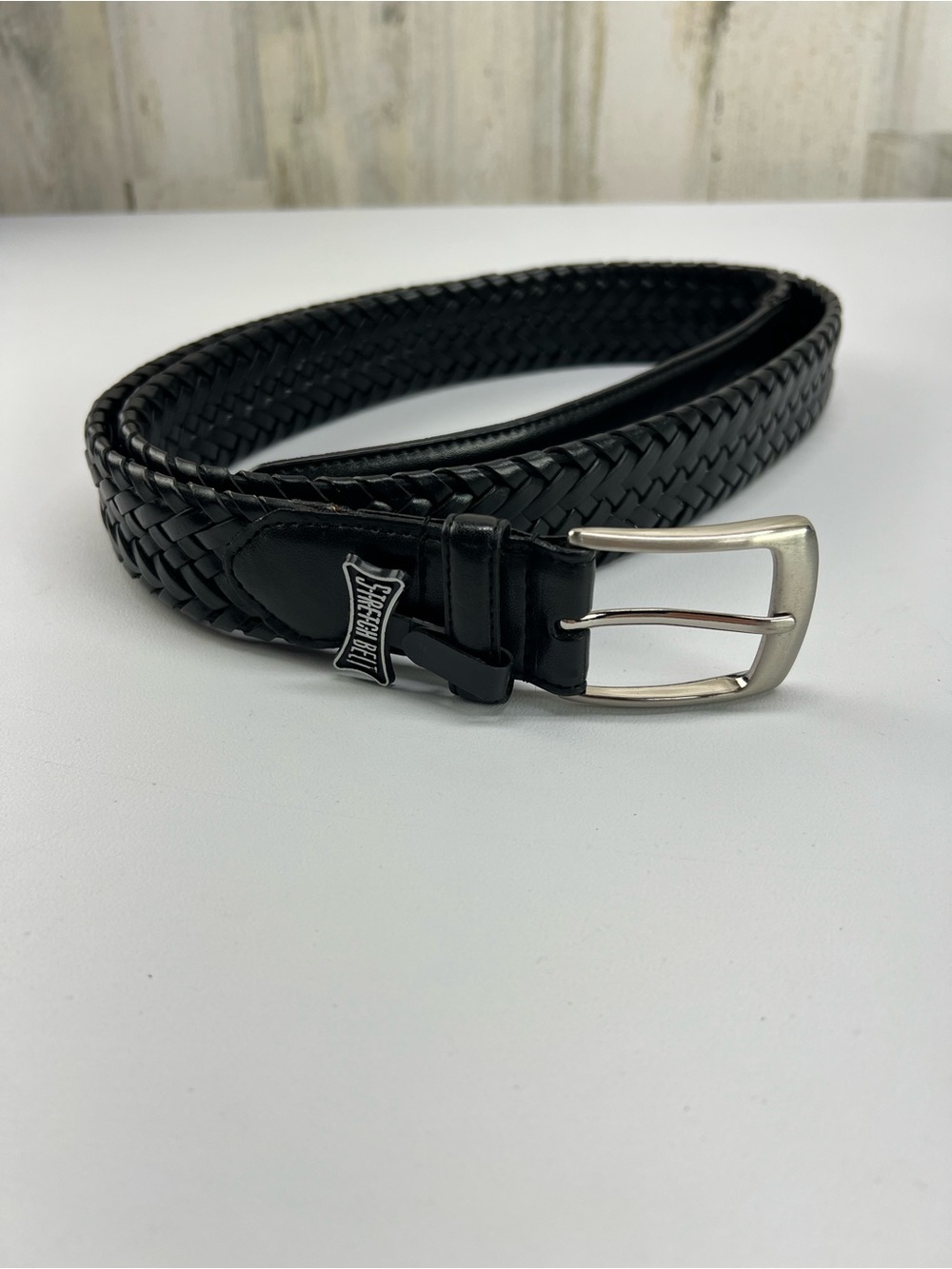 Danbury Workwear Braided Black Belt Mens Size 46